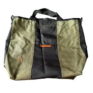 Timbuk2 Cargo Tote Bag Olive Green Black Large Laptop Travel SEE PHOTOS PLZ